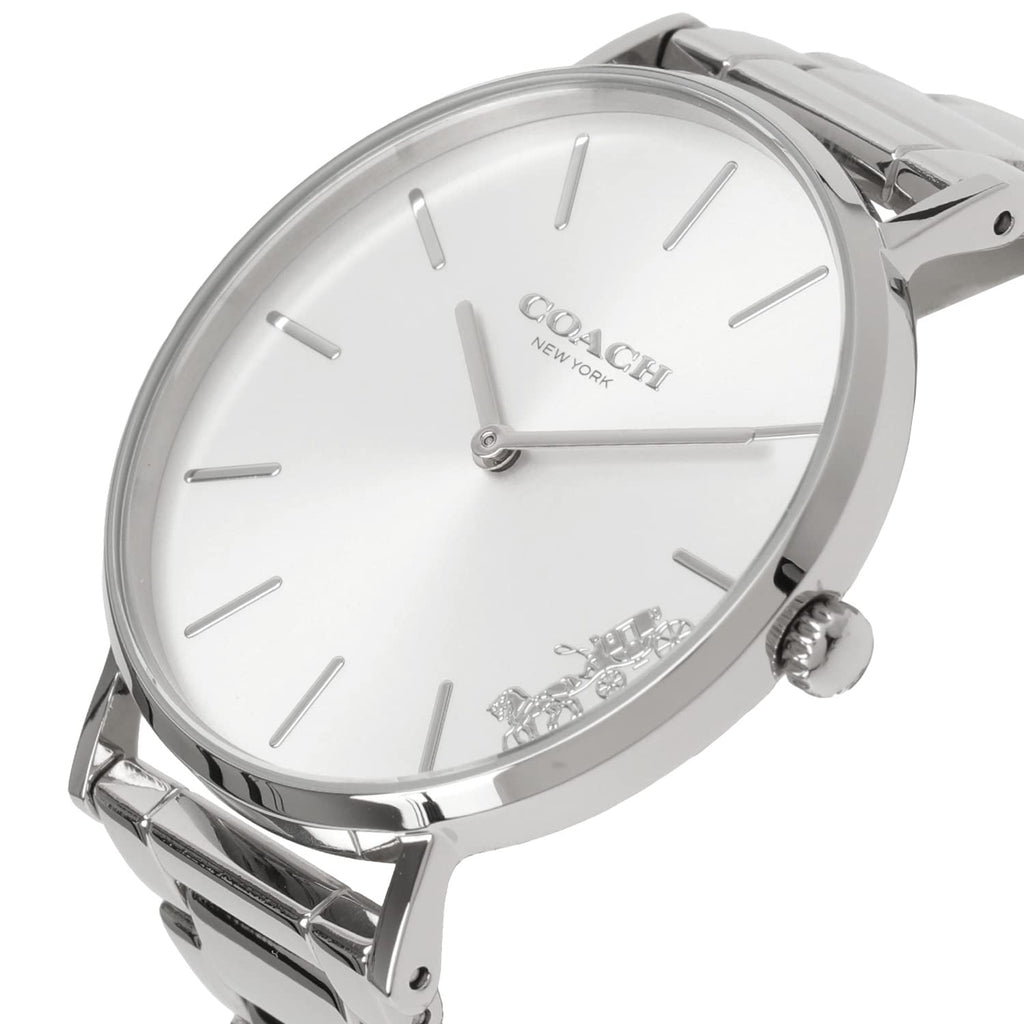 Coach Perry Silver Dial Silver Steel Strap Watch for Women - 14503344 Buy Now By Coach