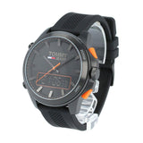 Tommy Hilfiger Jeans Analog Black Dial Black Silicone Strap Watch For Men - 1791763 Buy Now By Tommy Hilfiger