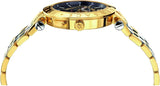 Versace V-Race Quartz Black Dial Gold Steel Strap Watch For Men - VEBV00519 Buy Now By Versace