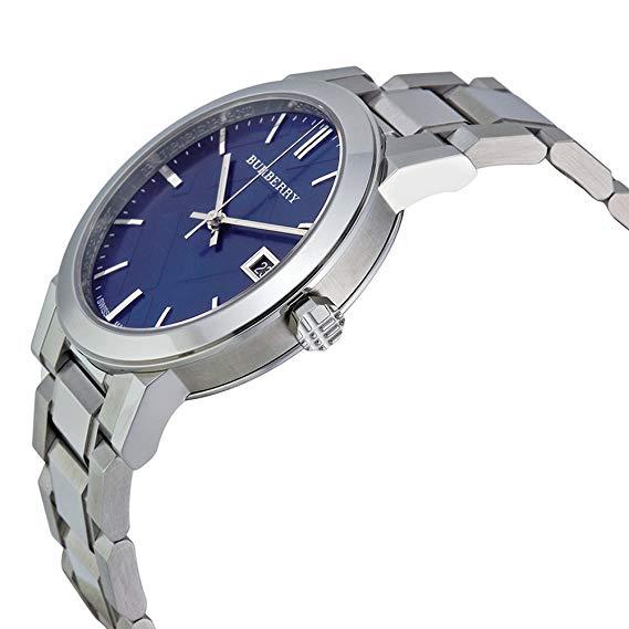 Burberry The City Blue Dial Silver Steel Strap Watch for Men - BU9031 Buy Now By Burberry