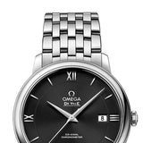 Omega De Ville Prestige Co-Axial Black Dial Silver Steel Strap Watch for Men - 424.10.40.20.01.001 Buy Now By Omega