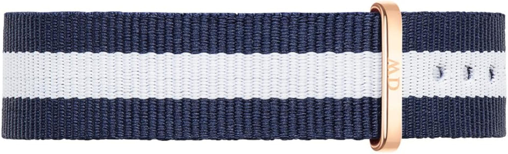 Daniel Wellington Classic Glasgow White Dial Two Tone NATO Strap Watch for Men - DW00100004 Buy Now By Daniel Wellington