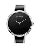 Calvin Klein Seduce Black Dial Two Tone Steel Strap Watch for Women - K4E2N111 Buy Now By Calvin Klein