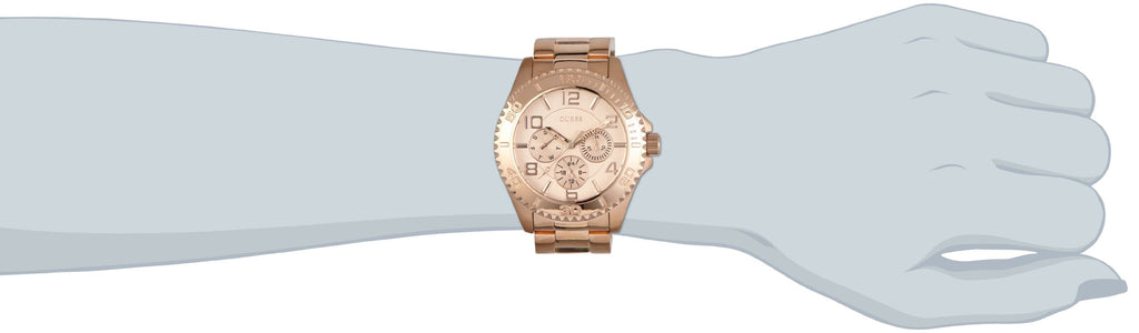 Guess BFF Multifunction Rose Gold Dial Rose Gold Steel Strap Watch for Women - W0231L4 Buy Now By Guess