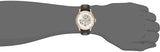 Fossil Townsman Automatic Skeleton White Dial Brown Leather Strap Watch for Men - ME3078 Buy Now By Fossil