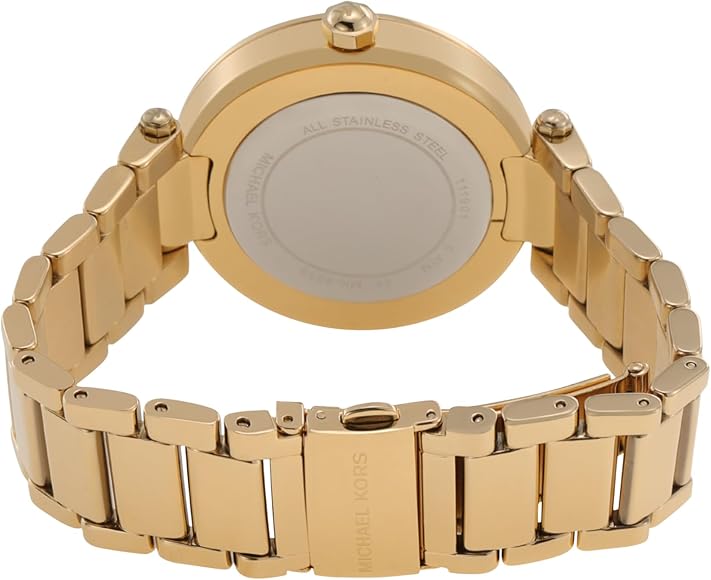 Michael Kors Parker Pave Gold Dial Gold Steel Strap Watch for Women - MK6659 Buy Now By Michael Kors