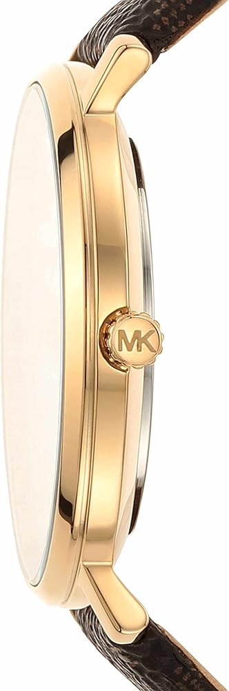Michael Kors Pyper Quartz Silver Dial Brown Leather Strap Watch For Women - MK2857 Buy Now By Michael Kors