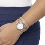 Burberry Utilitarian White Dial Pink Leather Strap Watch for Women - BU7847 Buy Now By Burberry