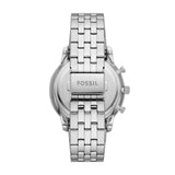 Fossil Neutra Chronograph Blue Dial Silver Steel Strap Watch for Men - FS6025 Buy Now By Fossil