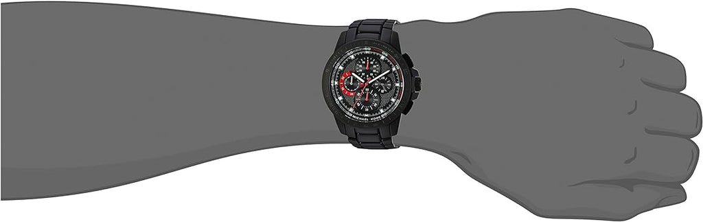 Michael Kors Ryker Chronograph Black Dial Black Steel Strap Watch For Men - MK8529 Buy Now By Michael Kors