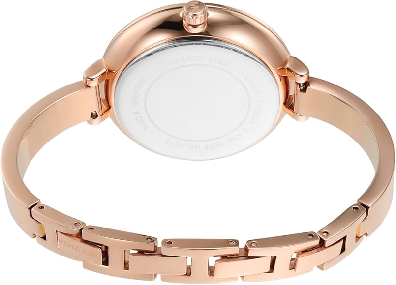Michael Kors Naia Quartz Rose Gold Dial Rose Gold Steel Strap Watch for Women - MK4679 Buy Now By Michael Kors