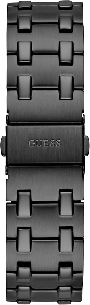 Guess Asset Quartz Black Dial Black Steel Strap Watch For Men - GW0575G3 Buy Now By Guess