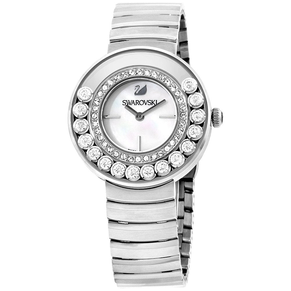 Swarovski Lovely Crystal Mother of Pearl Dial Silver Steel Strap Watch for Women - 1160307 Buy Now By Swarovski