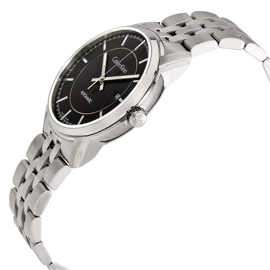 Calvin Klein Infinity Black Dial Silver Steel Strap Watch for Men - K5S34141 Buy Now By Calvin Klein