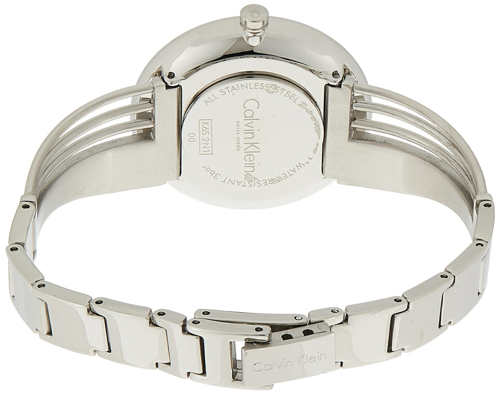 Calvin Klein Drift Black Dial Silver Steel Strap Watch for Women - K6S2N111 Buy Now By Calvin Klein