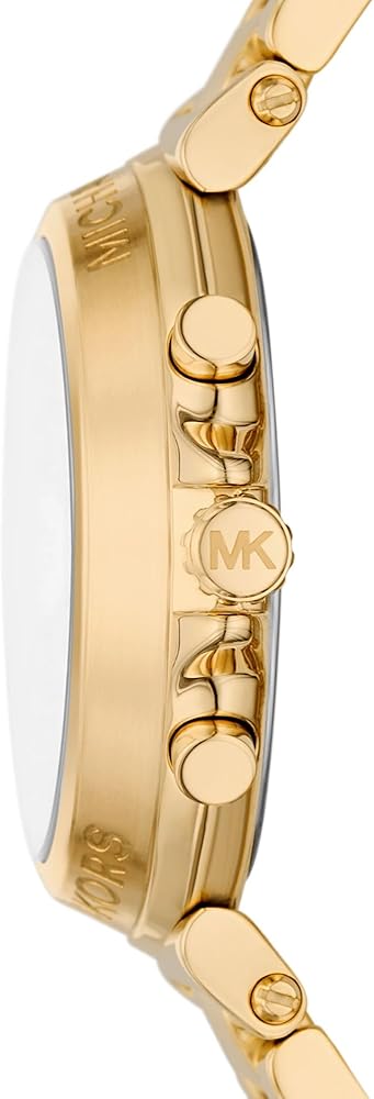 Michael Kors Maren Chronograph Gold Dial Gold Steel Strap Watch for Women - MK7493 Buy Now By Michael Kors
