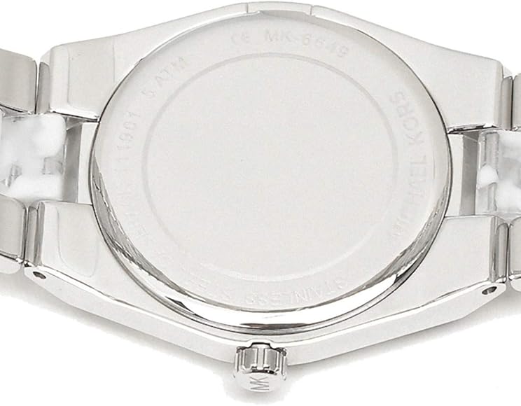 Michael Kors Channing Quartz White Dial Two Tone Steel Strap Watch For Women - MK6649 Buy Now By Michael Kors