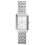 Fossil Raquel Three Hand Date White Dial Silver Steel Strap Watch for Women - ES5221 Buy Now By Fossil