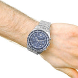 Emporio Armani Sportivo Chronograph Blue Stainless Steel Watch For Men - AR6072 Buy Now By Emporio Armani