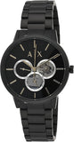 Armani Exchange Cayde Chronograph Black Dial Black Steel Strap Watch for Men - AX2748 Buy Now By Armani Exchange