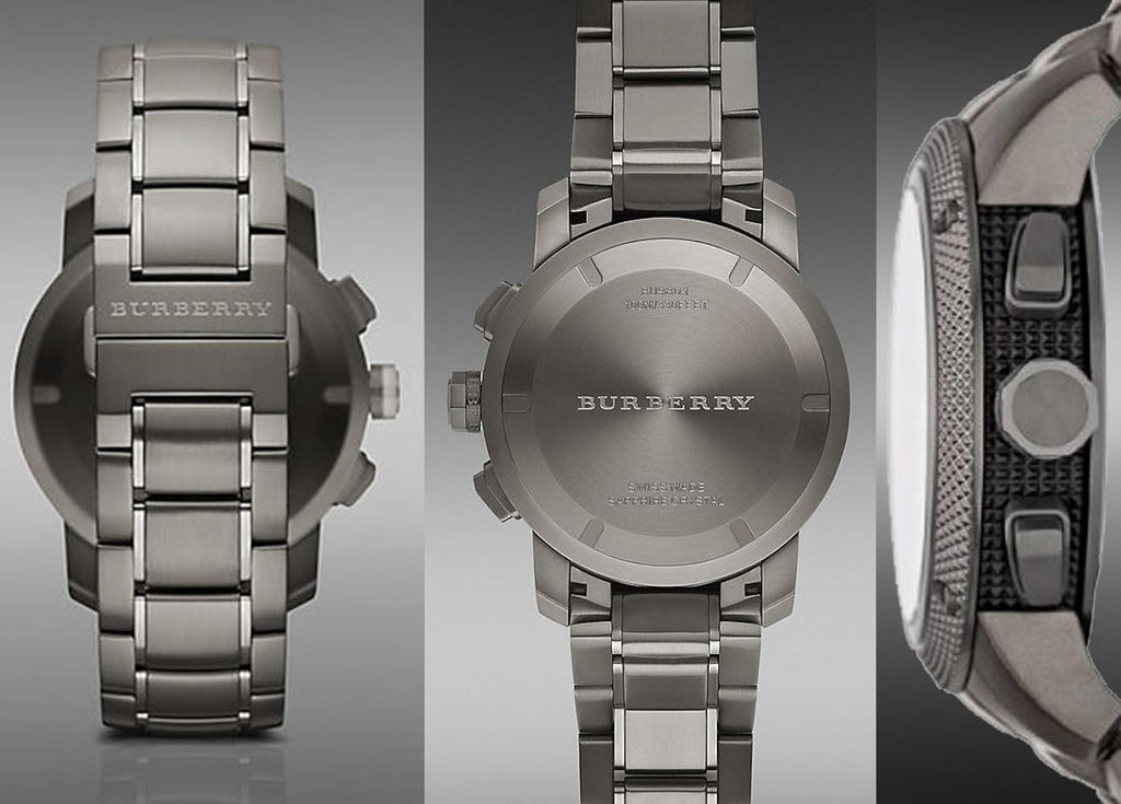 Burberry Endurance Chronograph Quartz Black Dial Black Steel Strap Watch For Men - BU9801 Buy Now By Burberry