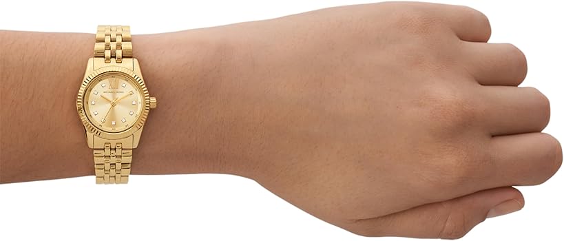 Michael Kors Lexington Analog Gold Dial Gold Steel Strap Watch for Women - MK4741 Buy Now By Michael Kors