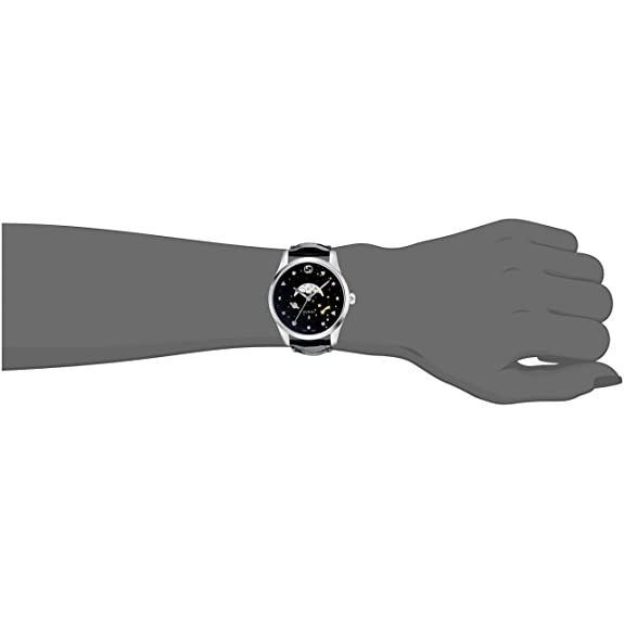 Gucci G-Timeless Moonphase Black Dial Black Leather Strap Watch For Men - YA126327 Buy Now By Gucci