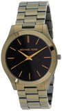 Michael Kors Slim Runway Quartz Black Dial Green Steel Strap Watch For Men - MK8715 Buy Now By Michael Kors