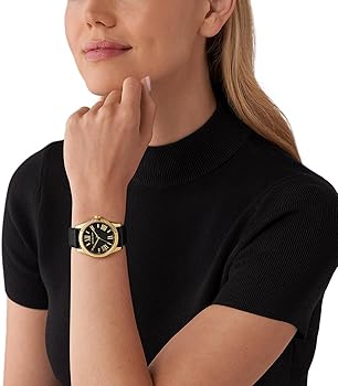 Michael Kors Lexington Black Dial Black Leather Strap Watch For Women - MK4748 Buy Now By Michael Kors
