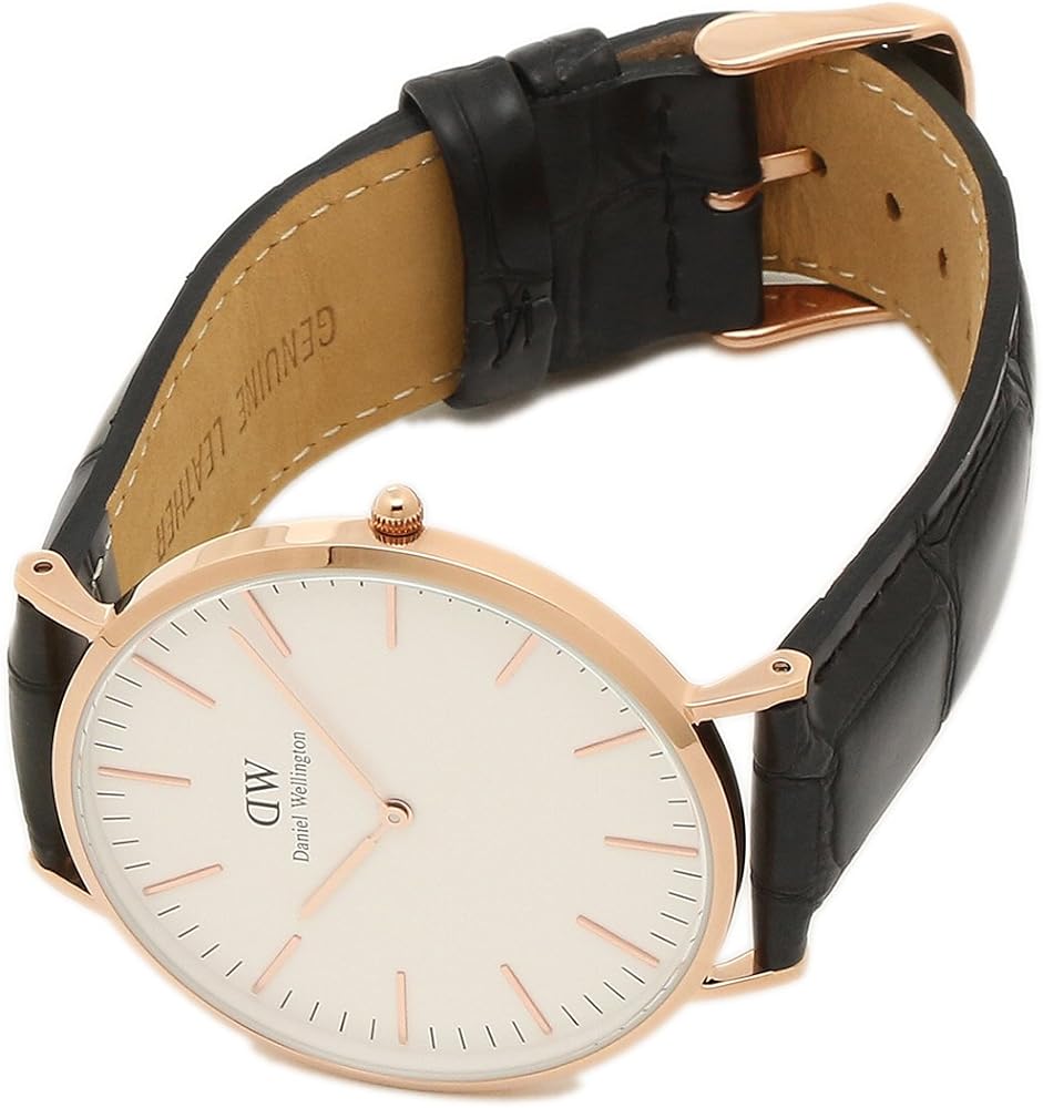 Daniel Wellington Classic Reading White Dial Black Leather Strap Watch For Men - DW00100014 Buy Now By Daniel Wellington