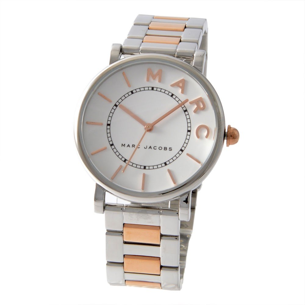 Marc Jacobs Roxy Silver Dial Two Tone Steel Strap Watch for Women - MJ3551 Buy Now By Marc Jacobs