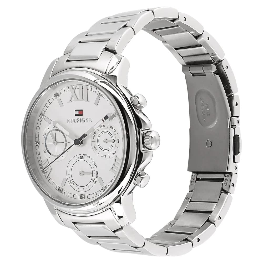 Tommy Hilfiger Claudia Silver Dial Silver Steel Strap Watch for Women - 1781741 Buy Now By Tommy Hilfiger