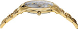 Versace Audrey Quartz Grey Dial Gold Steel Strap Watch for Women - VELR00719 Buy Now By Versace