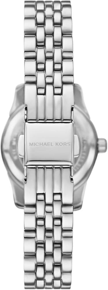 Michael Kors Lexington Three-Hand Silver Dial Silver Steel Strap Watch for Women - MK4843 Buy Now By Michael Kors