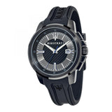 Maserati SFIDA Black Dial Black Rubber Strap Watch For Men - R8851123004 Buy Now By Maserati