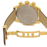 Versace V-Ray Chronograph Quartz Black Dial Brown Leather Strap Watch For Men - VEDB00318 Buy Now By Versace