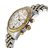 Michael Kors Lexington Silver Dial Two Tone Steel Strap Watch for Women - MK5955 Buy Now By Michael Kors