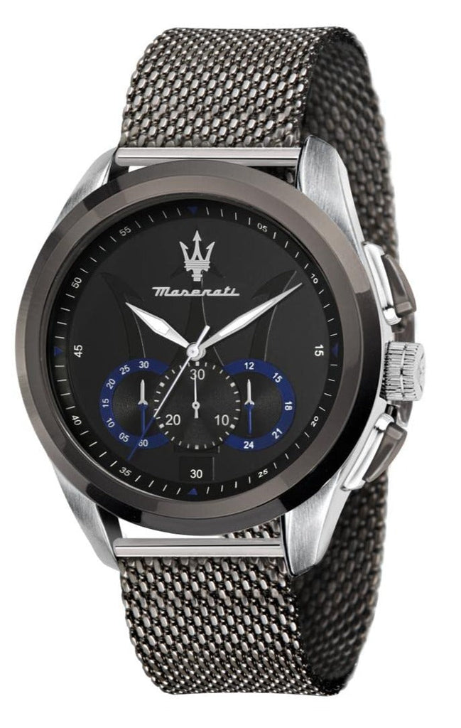 Maserati Traguardo Chronograph Black Dial Mesh Bracelet Watch For Men - R8873612006 Buy Now By Maserati