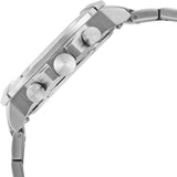 Fossil Bronson Chronograph Red Dial Silver Steel Strap Watch for Men - FS5878 Buy Now By Fossil