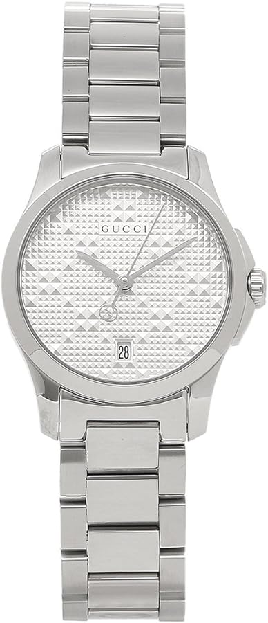 Gucci G Timeless Quartz Silver Dial Silver Steel Strap Watch For Women - YA126551 Buy Now By Gucci