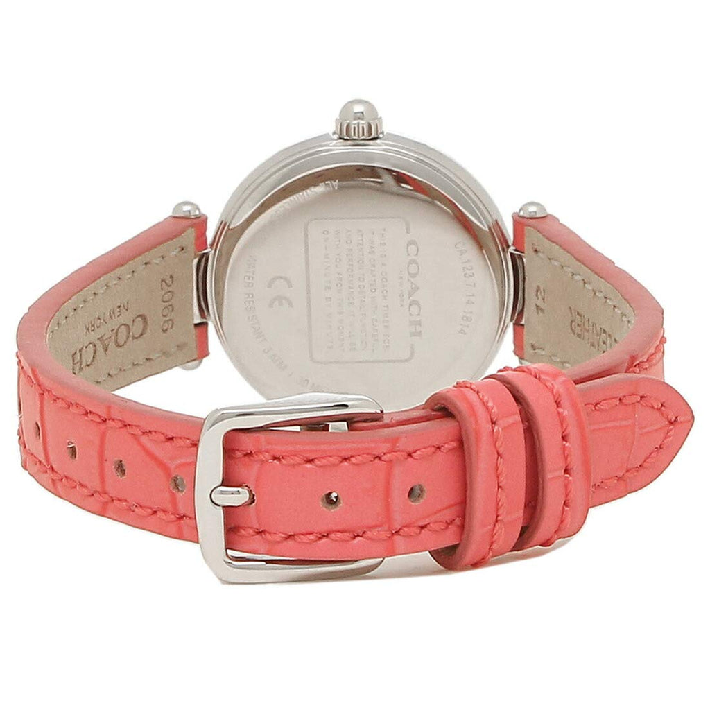Coach Park Pink Dial Pink Leather Strap Watch for Women - 14503536 Buy Now By Coach