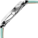 Emporio Armani Gianni T Bar Analog Crystals Silver Dial Blue Leather Strap Watch For Women - AR11443 Buy Now By Emporio Armani