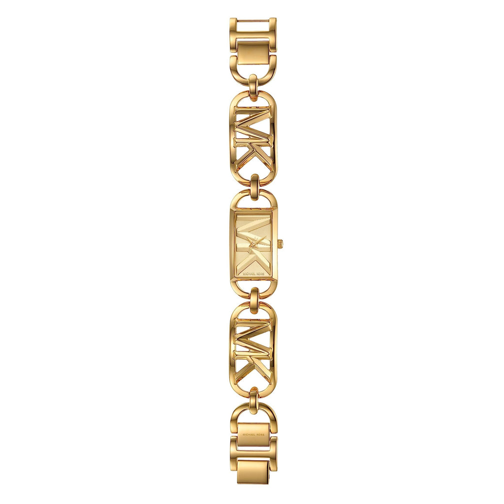 Michael Kors Empire Three Hand Gold Dial Gold Steel Strap Watch For Women - MK7406 Buy Now By Michael Kors