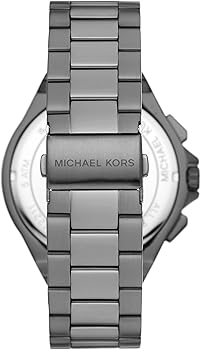 Michael Kors Lennox Chronograph Quartz Grey Dial Grey Steel Strap Watch For Men - MK9102 Buy Now By Michael Kors