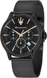 Maserati Epoca Chronograph Black Dial Black Mesh Strap Watch For Men - R8873618013 Buy Now By Maserati