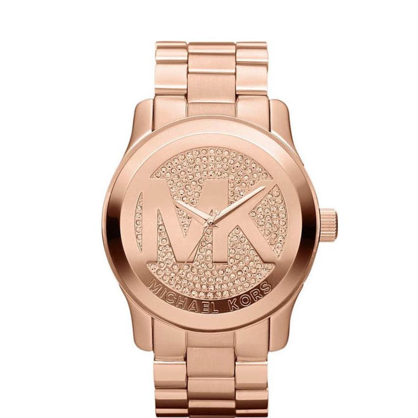 Michael Kors Runway Rose Gold Dial Rose Gold Steel Strap Watch for Women - MK5661 Buy Now By Michael Kors