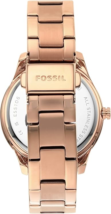 Fossil Stella Sport Multifunction Rose Gold Dial Rose Gold Steel Strap Watch for Women - ES5106 Buy Now By Fossil