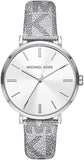 Michael Kors Addyson Quartz White Dial Gray Leather Strap Watch for Women - MK2951 Buy Now By Michael Kors
