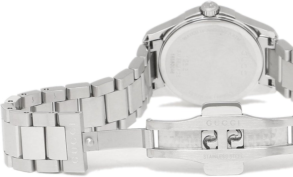 Gucci G Timeless Quartz Silver Dial Silver Steel Strap Watch For Women - YA126551 Buy Now By Gucci