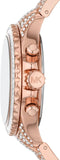 Michael Kors Everest Chronograph Crystals Rose Gold Dial Rose Gold Steel Strap Watch For Women - MK7235 Buy Now By Michael Kors